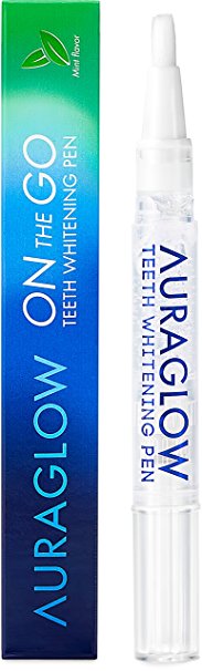 AuraGlow Teeth Whitening Pen, 35% Carbamide Peroxide, 20+ Whitening Treatments, No Sensitivity, 2mL