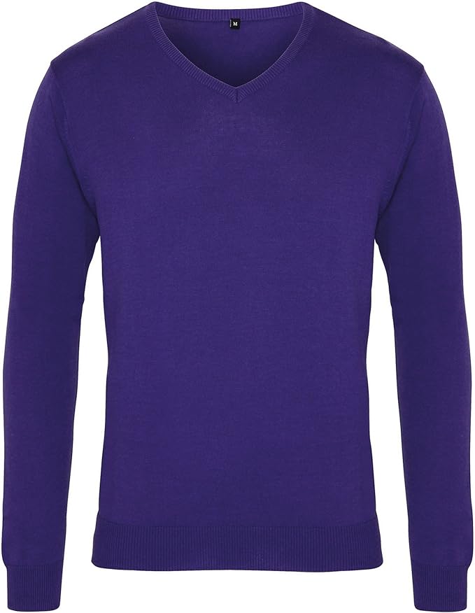 Premier Mens V-Neck Knitted Sweater