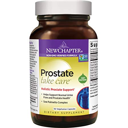 New Chapter Prostate Supplement - Prostate Take Care with Saw Palmetto   Selenium for Prostate Health - 60 ct Vegetarian Capsule