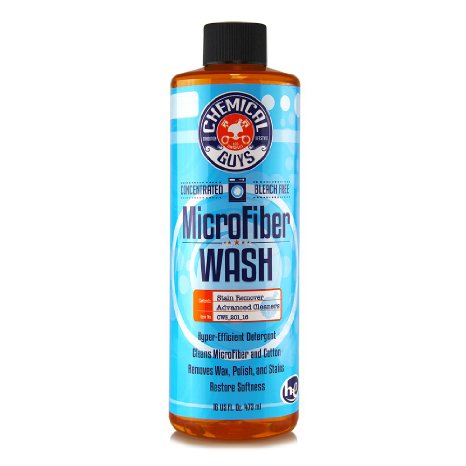 Chemical Guys CWS20116 Microfiber Wash Cleaning Detergent Concentrate - 16 oz