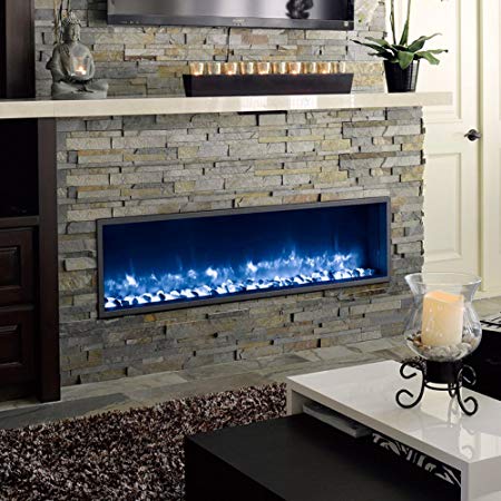 DYNASTY DY-BT55 Built-in Linear Electric Fireplace, 55-Inch