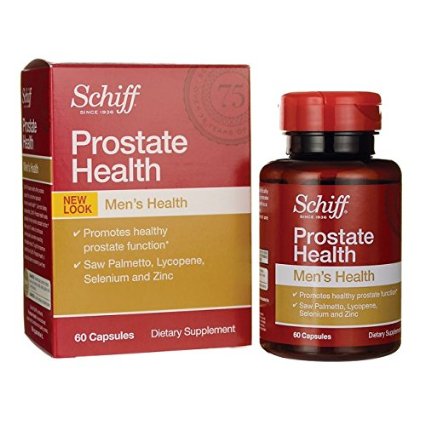 Schiff Prostate Health Formula - Saw Palmetto, Lycopene & Selenium - 60 Capsules