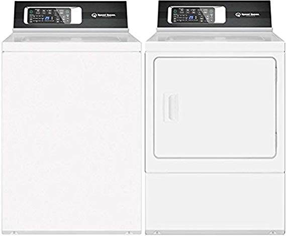 Speed Queen White Laundry Pair with TR7000WN 26" Top Load Washer and DR7000WE 27" Electric Dryer