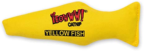 Yeowww! 100% Organic Catnip Yellow Fish