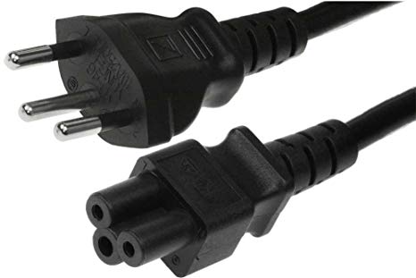 SF Cable 6ft Switzerland 3 pin plug to IEC C5 Power Cord