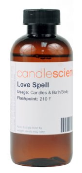 CandleScience Love Spell Type Candle Scent, 4 oz