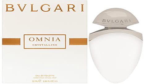 Bvlgari Omnia Crystalline for Women Eau De Toilette Spray, 0.85 Ounce/25ml