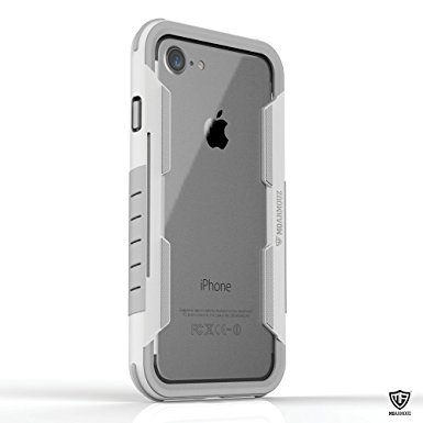 MoArmouz® iPhone 7 /iPhone 8 Scratch Resistant Bumper Case [8 Ft Drop Tested] Shock US Military Standard Passed Lightweight Protection - Slim Rugged Cover [WHITE]