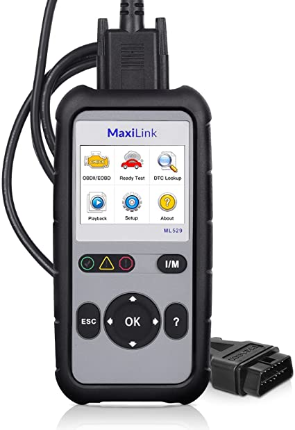 Autel MaxiLink ML529 OBD2 Scanner Diagnostic Code Reader for Almost All OBD2 Compliant Vehicles, Upgraded Version of AL519 with AutoVIN Function & Read Enchanced Code in Powertrain System