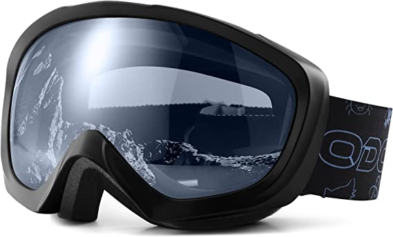 Odoland Kids Ski Goggles, Snowboard Goggles for Youth Skiing, Snow Goggles S2 Double Lens Anti-Fog UV400 Protection