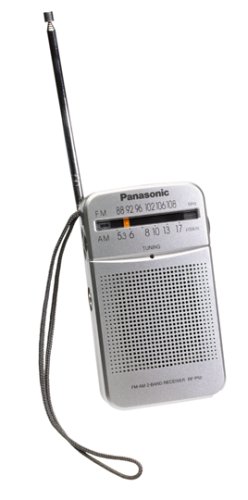 Panasonic RF-P50 Pocket AM/FM Radio, Silver