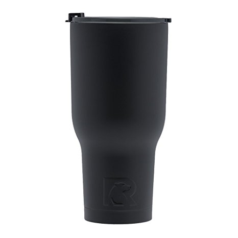 RTIC 247 Double Wall Vacuum Insulated Tumbler, 40 oz, Black