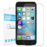 iPhone 6S Screen Protector Maxboost iPhone 6 6S Glass Screen Protector 47 inch ONLY3D Touch Compatible- Tempered Glass 02mm Screen Case Protection 99 Touch Accurate FitLifetime Warranty