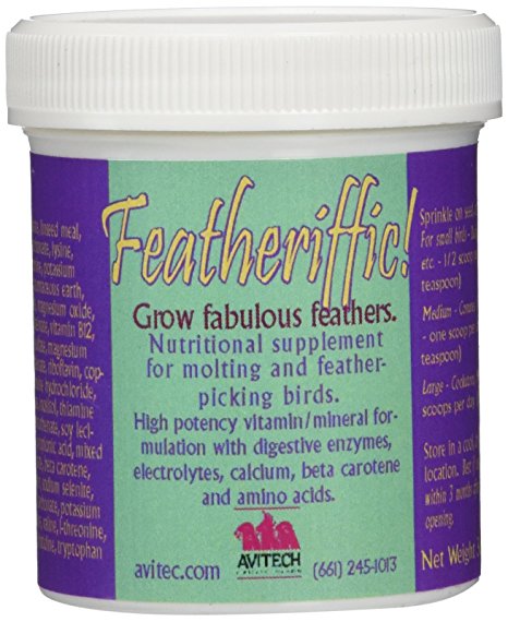 Avitech Featheriffic Supplement, 3 oz