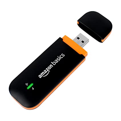 Amazon Basics 4G LTE WiFi USB Dongle Stick with All SIM Support | Plug & Play Data Card with up to 150Mbps Data Speed, Hotspot for 10 People, Premium QUALCOMM Chipset