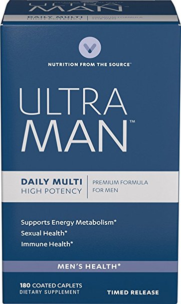 Vitamin World Ultra Man Daily Multi, 180 Count