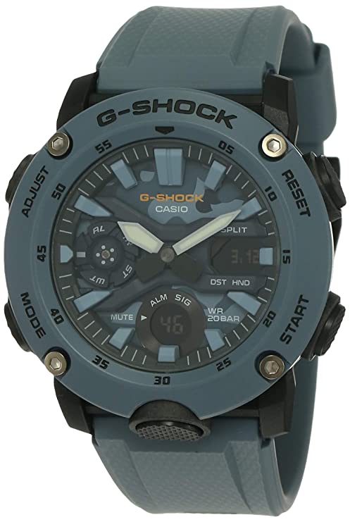 Casio G-Shock Carbon Core Guard Analog-Digital Black Dial Men's Watch - GA-2000SU-2ADR(G1019)