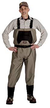 Caddis Men's Taupe Affordable Breathable Stocking Foot Wader