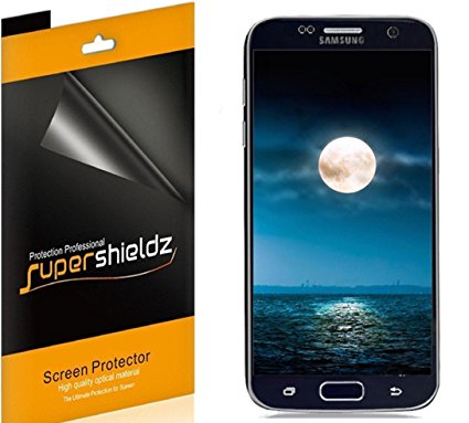 [6-Pack] Supershieldz- Anti-Glare & Anti-Fingerprint (Matte) Screen Protector Shield For Samsung Galaxy S7 -Lifetime Replacements Warranty- Retail Packaging