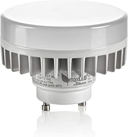 Leviton 9855-LED Compact LED Replacement Bulb, 10W GU24, for Use with 9852 LED Ceiling Pull-Chain Lampholder and 9850 Keyless Lampholder - White