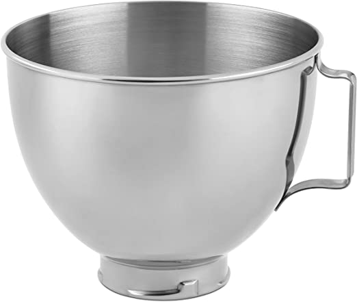 KitchenAid Stainless Steel Bowl , 4.5-Quart, Silver