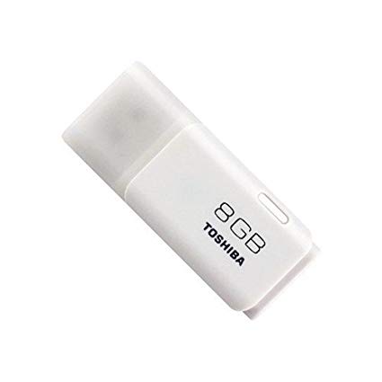 Toshiba THNU08HAYBL5 8GB TransMemory USB 2.0 Flash Drive - White