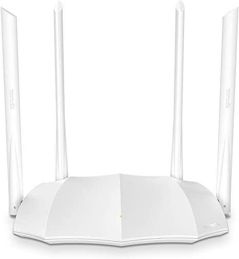 Tenda AC1200 Wireless Internet Router, Dual Band Smart WiFi Router, 4 External Antennas, Modem Router WiFi, Guest Network, IPv6, and Parental Controls, White(AC5)