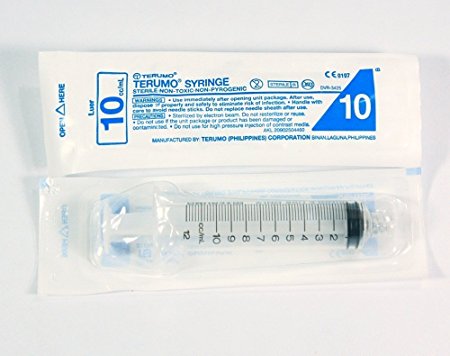 5 cc/ml 10 pcs Syringe w/o Needles New Sterile Disposable Luer Lock Tip