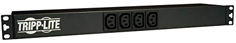 Tripp Lite Basic PDU, 16A, 14 Outlets (12-C13 & 2-C19), 100-240V, C20, C14/L6-20P/L5-20P/5-20P/5-15P, 1U Rack-Mount Power (PDUNV)