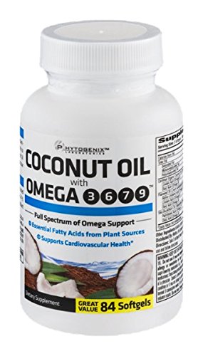 Phytogenix Coconut Oil With Omega 3-6-7-9 - 84 CT