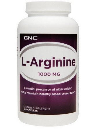 GNC L-arginine 1000 180 Caplets