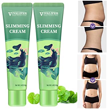 2 Pack Hot Cream, Slimming Cream for Weight Loss, Body Fat Burning Cream for Reducing Belly, Legs, Arms, Thigh and Waist Fat, Anti Cellulite, Quick Slimming