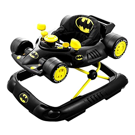 Kids Embrace 5502BATBK DC Comics Supportive Batman Superhero Baby Batmobile Walker for Infants Up to 26 Pounds, Black