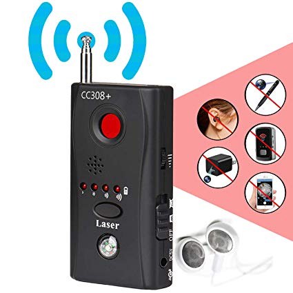 Anti Spy Hidden Camera Detector, LADER Wireless RF Signal Bug Detector Finder for Hidden Camera Laser Lens GSM