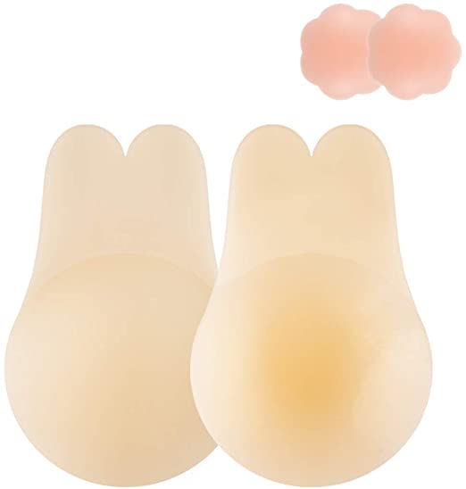 SHINYMOD Breast Petals Lift Silicone Pasties Adhesive Strapless Backless Sticky Nude