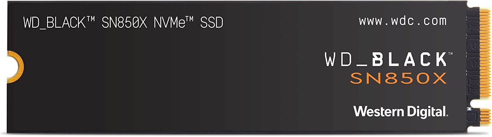 WD_BLACK SN850X 1TB M.2 2280 PCIe Gen4 NVMe SSD per gaming con velocità di fino a 7.300 MB/s