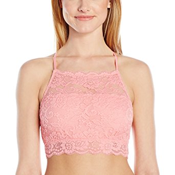 Mae Women's Hi-Neck Lace Bralette