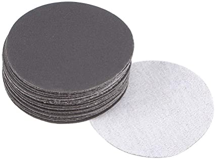 uxcell 3 Inch Wet Dry Sanding Discs 600 Grit Hook and Loop Sandpaper Electrostatic Sand Planting Silicon Carbide 20pcs