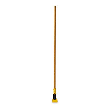 Rubbermaid Commercial Gripper Mop Handle, 54", Natural Wood, FGH215000000