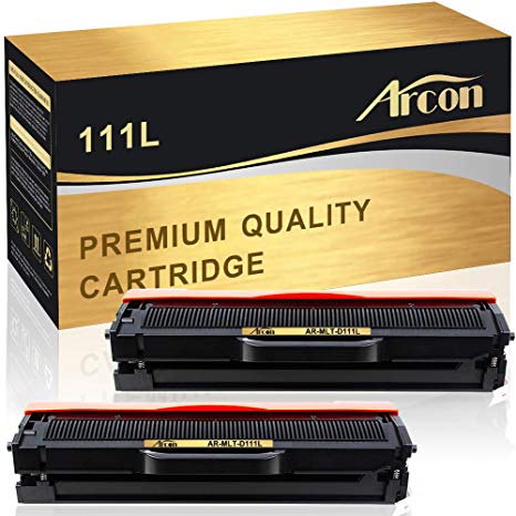 Arcon Compatible Toner Cartridge Replacement for Samsung MLTD111S MLT-D111S MLT D111S MLT-D111L MLTD111L for Samsung Xpress SL-M2070 M2070W M2070FW M2020W M2020 M2022 M2022W M2026 M2026W 2 Packs