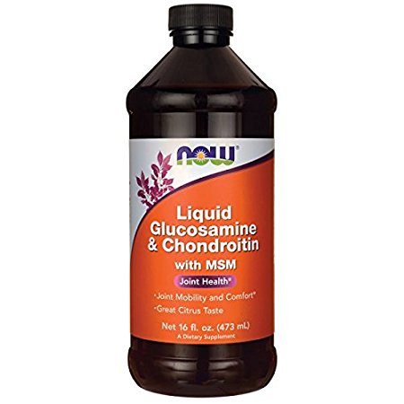 Now Liquid Glucosamine & Chondroitin w/ MSM Citrus 16 fl.oz