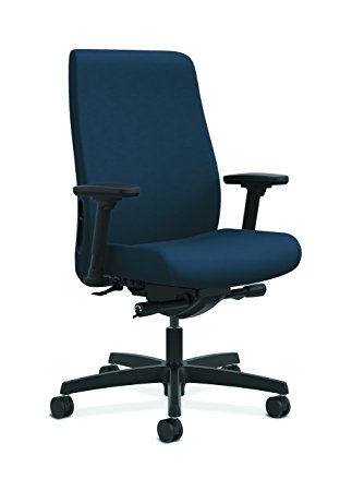 HON Endorse Mid-Back Task Chair- Upholstered Computer Chair for Office Desk, Ocean (HLWU)