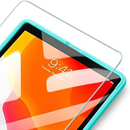 Helix Screen Protector, Tempered Glass Screen Protector Cover [2.5D Edge] [9H Hardness] [Crystal Clarity] [Scratch-Resistant] [No-Bubble] for iPad 7 (10.2-Inch, 2019 Model, 7th Generation)