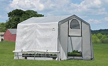 GREENHOUSE-IN-A-BOX EASY FLOW featuring SIDE VENTS 10 x 10 x 8 ft. 3 x 3 x 2,4 m