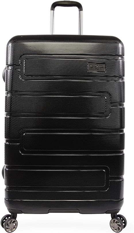 ORIGINAL PENGUIN Luggage Crimson 29" Hardside Check in Spinner, Black, One Size