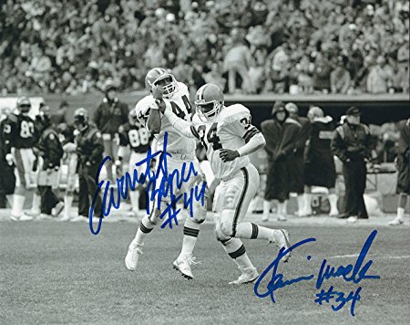 Autographed Earnest Byner & Kevin Mack 8x10 Cleveland Browns Photo