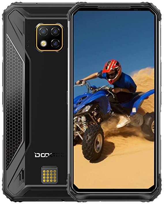 DOOGEE S95 Pro Rugged Phones Unlocked 4G, IP68 Waterproof Rugged Cell Phones Unlocked LTE 6.3'' FHD P90 8GB 128GB 48MP  8MP 8MP Face ID Android 9.0, 5150mAh, Shockproof,NFC,GPS,Dual Sim Rugged Phone