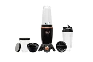 Pigeon By Stovekraft Nutri Mixer | Grinder Juicer Blender Smoothie Maker All-in-1 Machine | 400 Watt | 3 Jars- Multiuse Jar 500ml, Dry Grind 300ml, 1 Sipper, 1 Cap, 1 Strainer |2 Blades|1Year Warranty