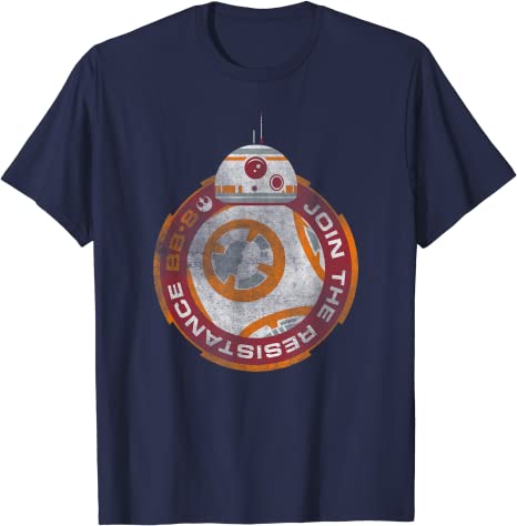 Star Wars BB-8 Episode 7 Join the Resistance Graphic T-Shirt