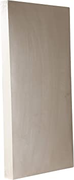 ATS Acoustic Panel 24x48x4 Inches, Square Edge, in Shell Microsuede